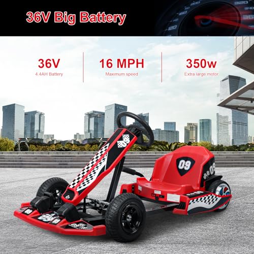 36V Electric Go Kart Red Z21217