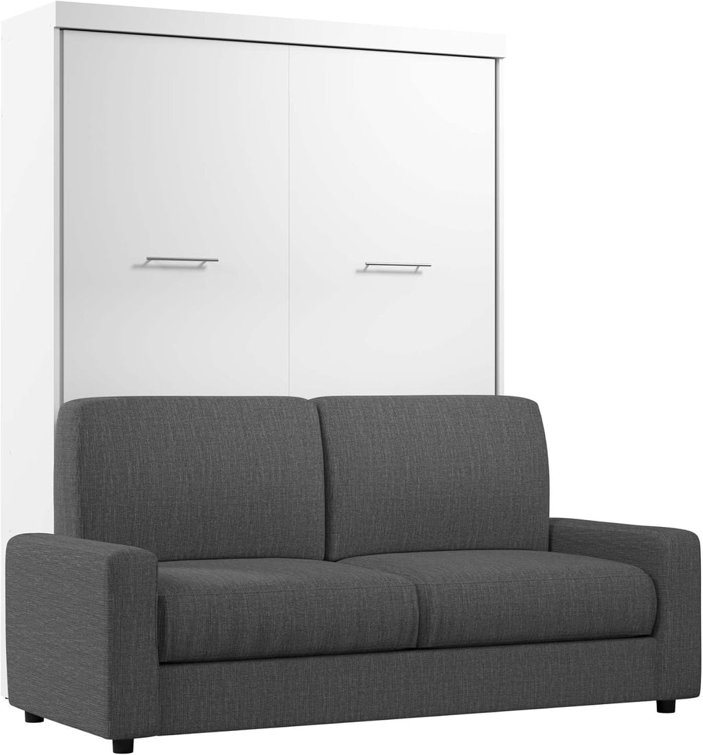 White Queen Murphy Sofa Wall Bed X21981