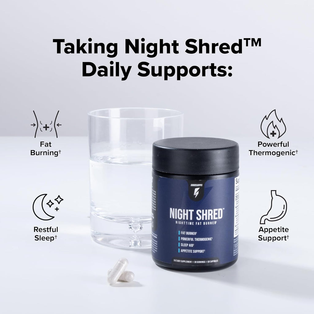 60 Vegetarian Capsules Nighttime Fat Burner Y814