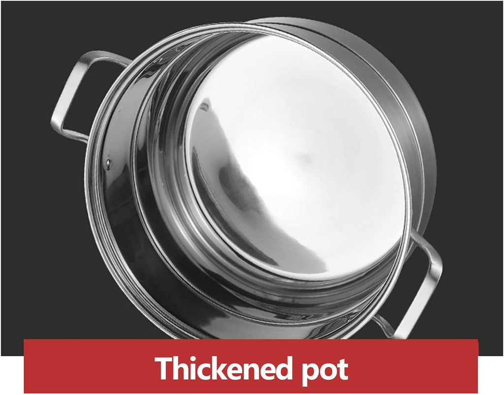 12.8in 5 Tier Stainless Steel Steamer Pot S201624
