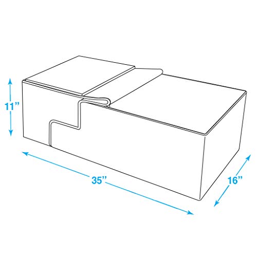 Gray Linen 4-Steps Foldable Pet Steps M299897