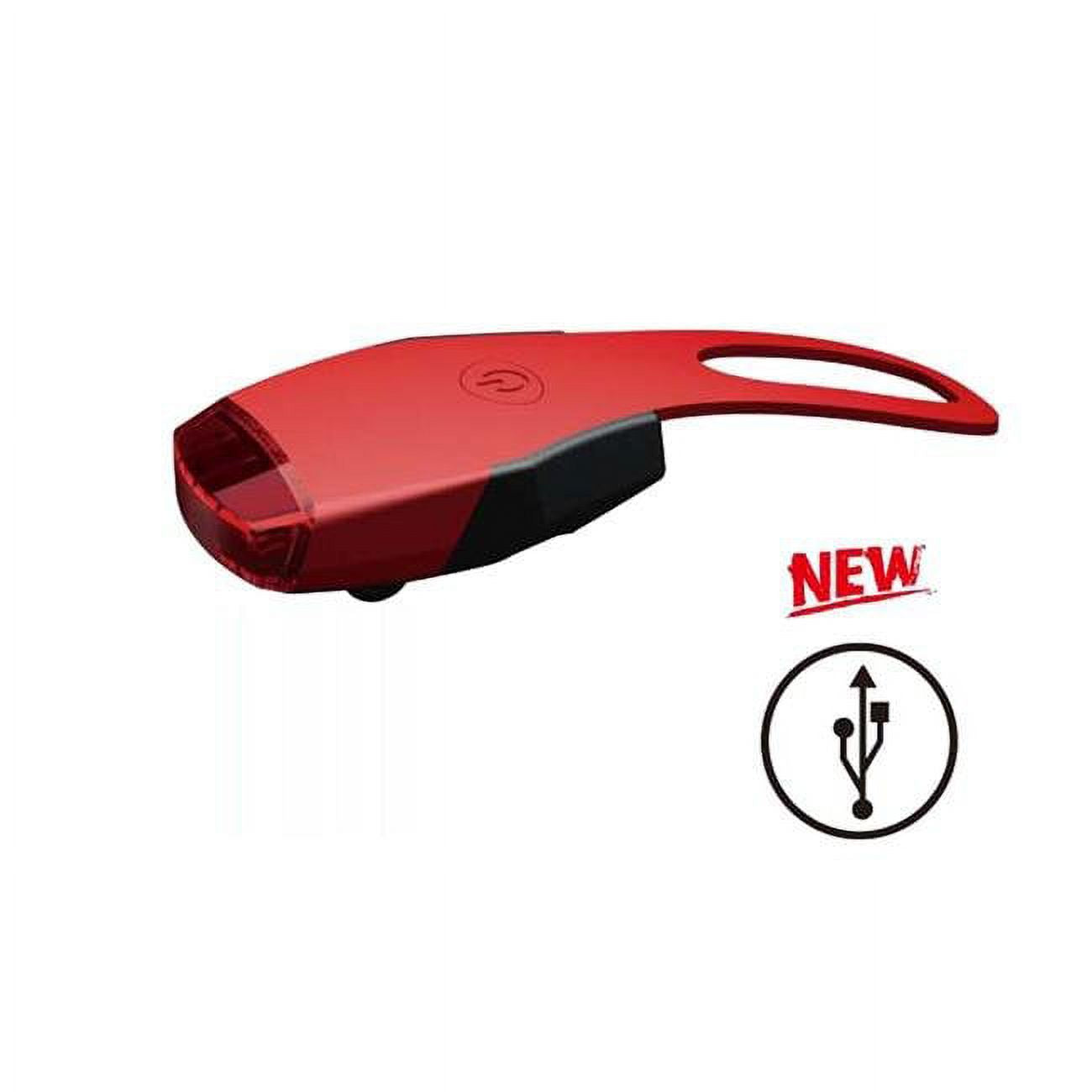 Silicone USB Rechargeable LED Bike Tail Light Q14423