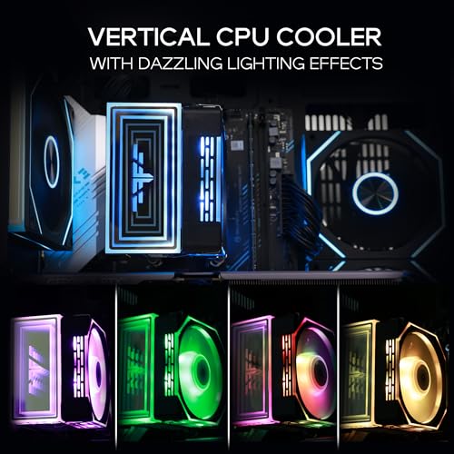 AMD Ryzen 7 5700X 8-Core 3.4 GHz Intel Arc B580 32GB DDR4 RAM 1TB PCIe + 1TB SATA SSD WiFi Bluetooth RGB Fans Windows 11 Pro Black Tower Computer W9173