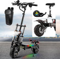 5600W Electric Scooter with Seat, 60V 35Ah, 11'' Fat Tires J825