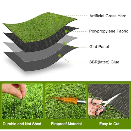 2 Pack 26"x30" Reusable Artificial Grass Dog Pee Pads with Drainage Holes X431