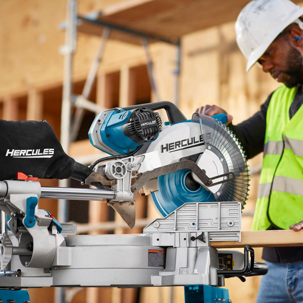 12 in. Dual-Bevel Sliding Compound Miter Saw A63407