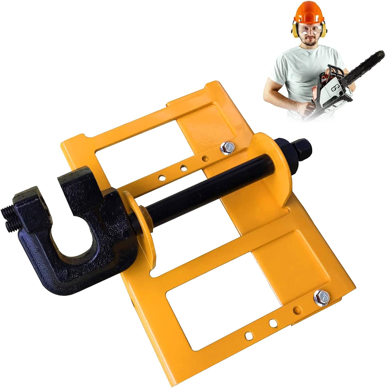 Vertical Chainsaw Mill Lumber Cutting Guide Saw Steel Timber Chainsaw Attachment C351158