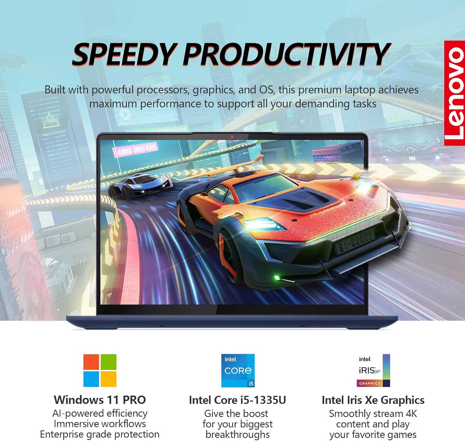 14 Inch FHD Touchscreen 2 in 1 Laptop, Intel Core i5, 16GB RAM 512GB SSD, Windows 11, Backlit Keyboard P28841