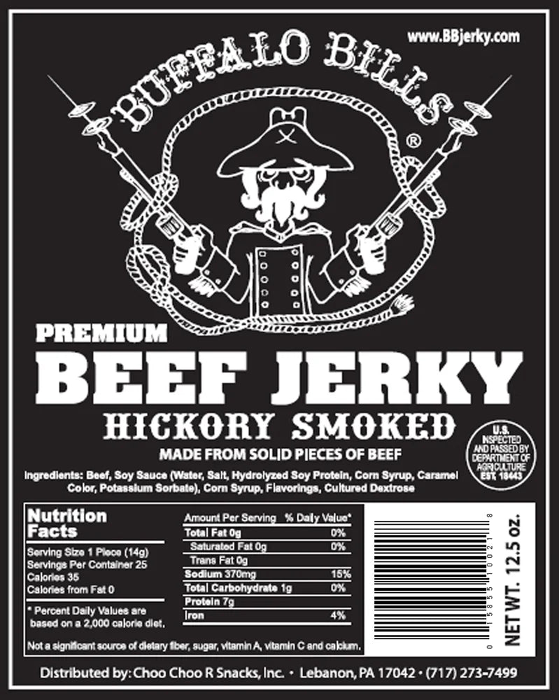 12.5oz Premium Hickory Beef Jerky Strips E388064